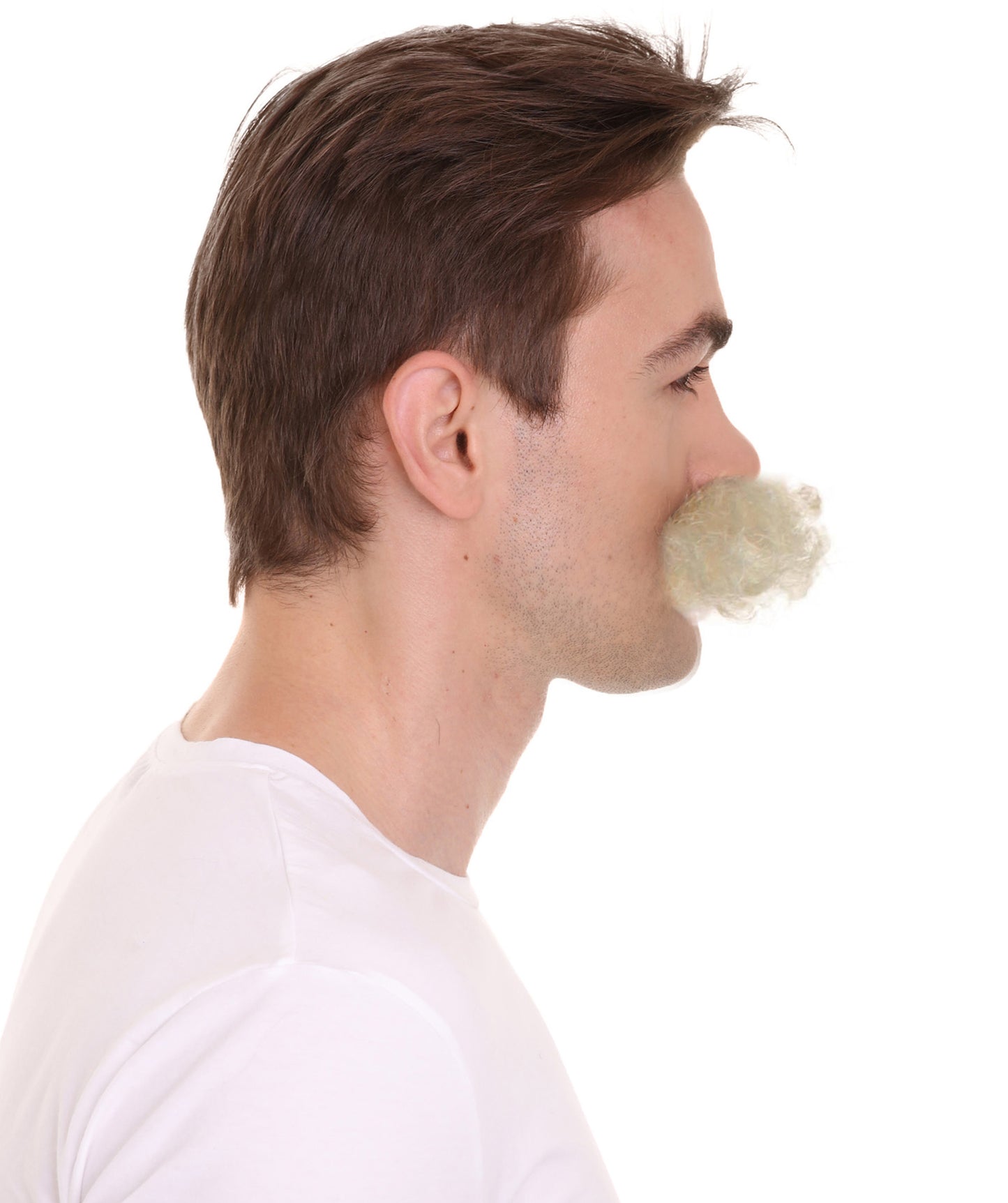 Wigs2you MU-004 メンズドクタービデオゲームスーパーヴィランの長い巻きひげ 口ひげ| 複数のカラーオプション