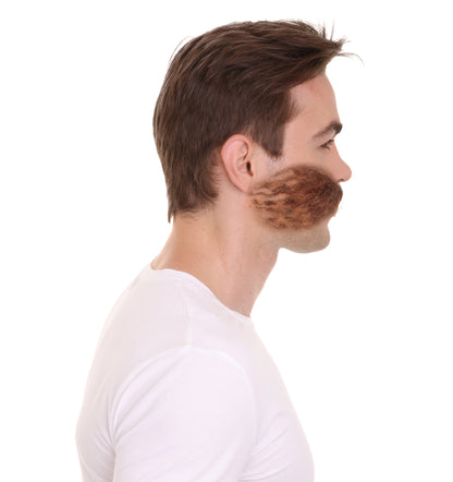 Wigs2you MU-004L-BLK メンズ ドクターエッグヘッド メカニカルジーニアス カーリー マスタッシュ マルチカラーオプション