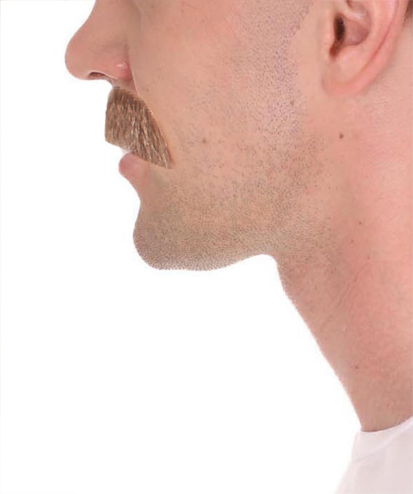 Wigs2you MU-005 男性用ブラウン口ひげ | 耐久性のある合成繊維で本物そっくりの外観 | コスプレ、ハロウィン、テーマイベントに最適 | 一日中快適に着用可能 | 自然なスタイル