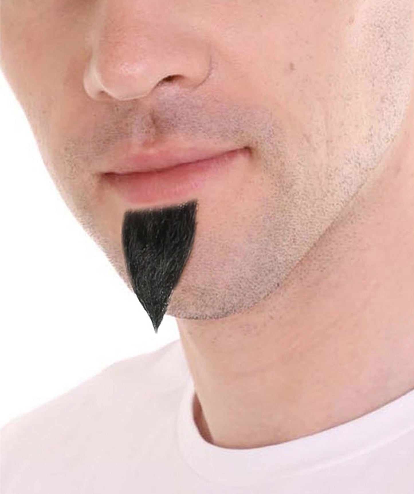 Wigs2you MU-009 メンズショートヘア ヴァンダイク髭 | ブラックフェイシャル