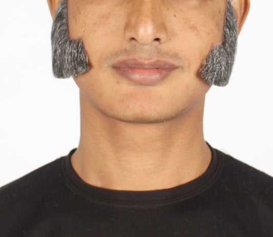 Wigs2you MU-012 男性用ビクトリア朝風マトンチョップ風ひげ | グレーコスプレ