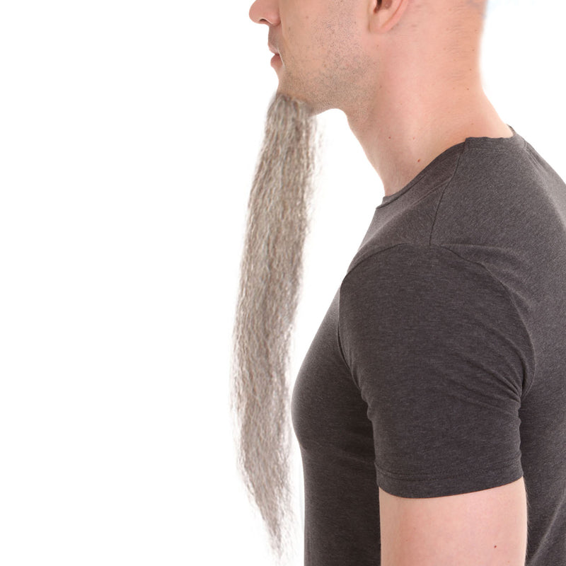 Wigs2you MU-017 メンズインペリアルロングビアード | グレーの人工毛