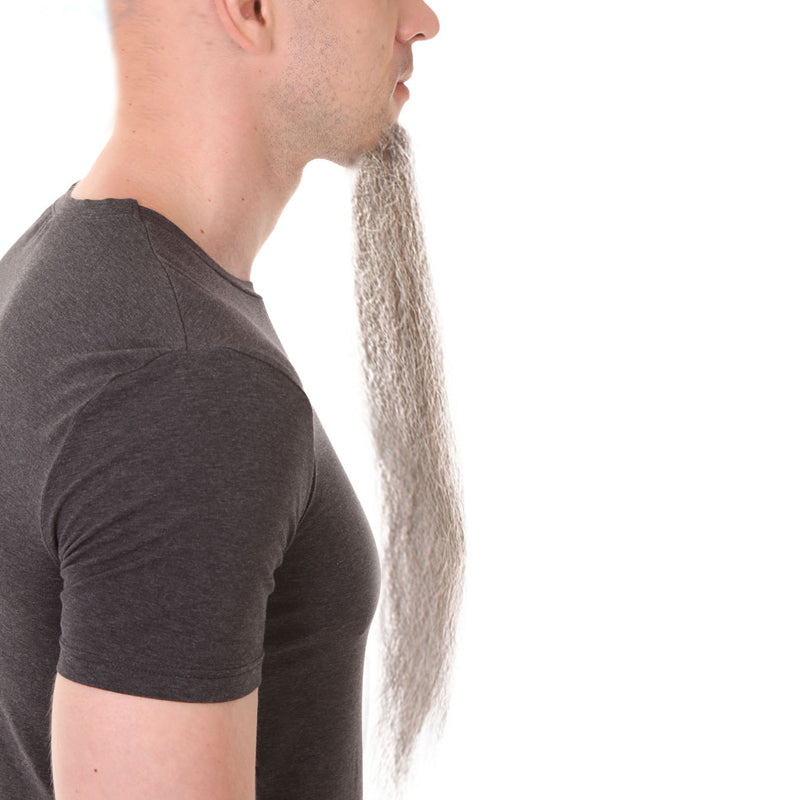 Wigs2you MU-017 メンズインペリアルロングビアード | グレーの人工毛