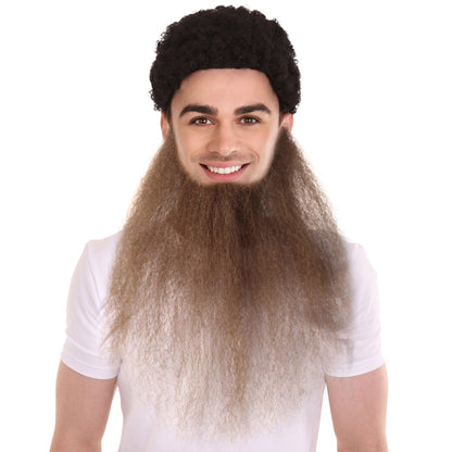 Wigs2you MU-018 メンズ サザンロング ビアードセット | ブラウン フェイシャル 人毛