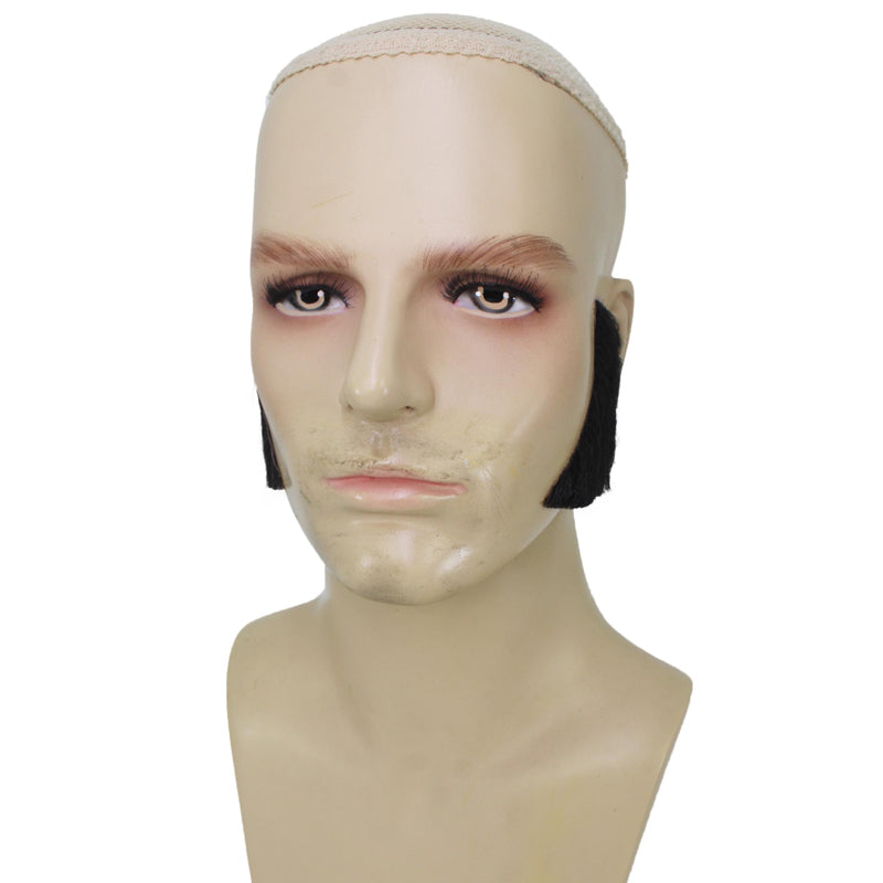 Wigs2you MU-019 黒髪メンズマトンチョップ人毛ヒゲスタイル