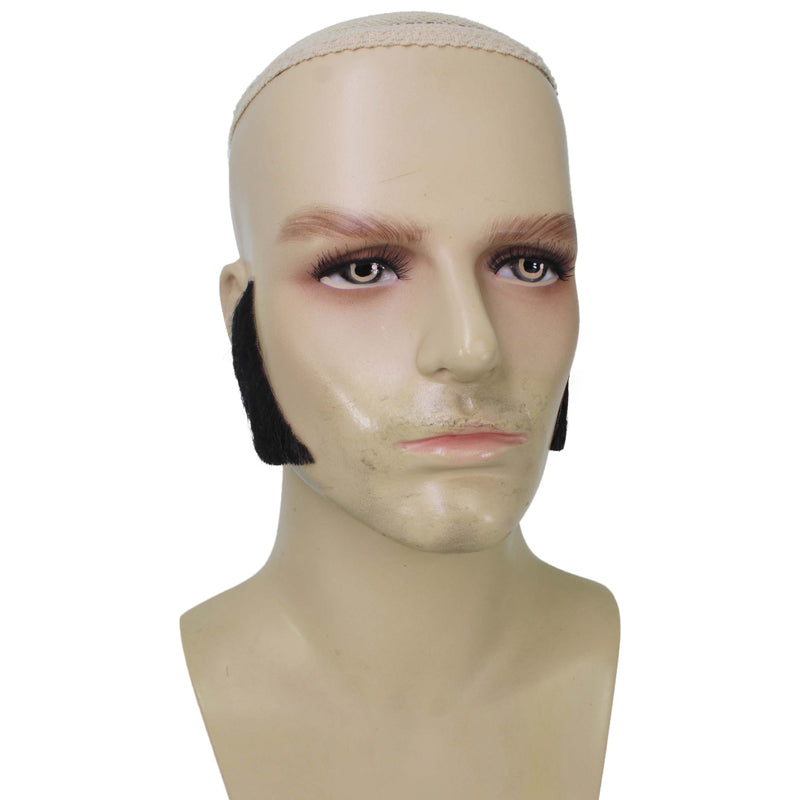 Wigs2you MU-019 黒髪メンズマトンチョップ人毛ヒゲスタイル