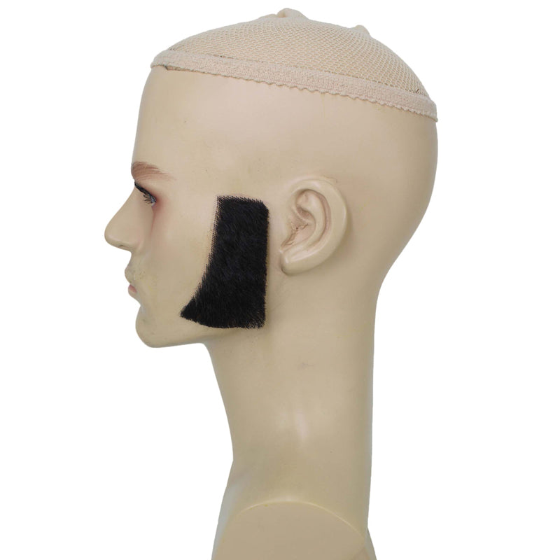 Wigs2you MU-019 黒髪メンズマトンチョップ人毛ヒゲスタイル