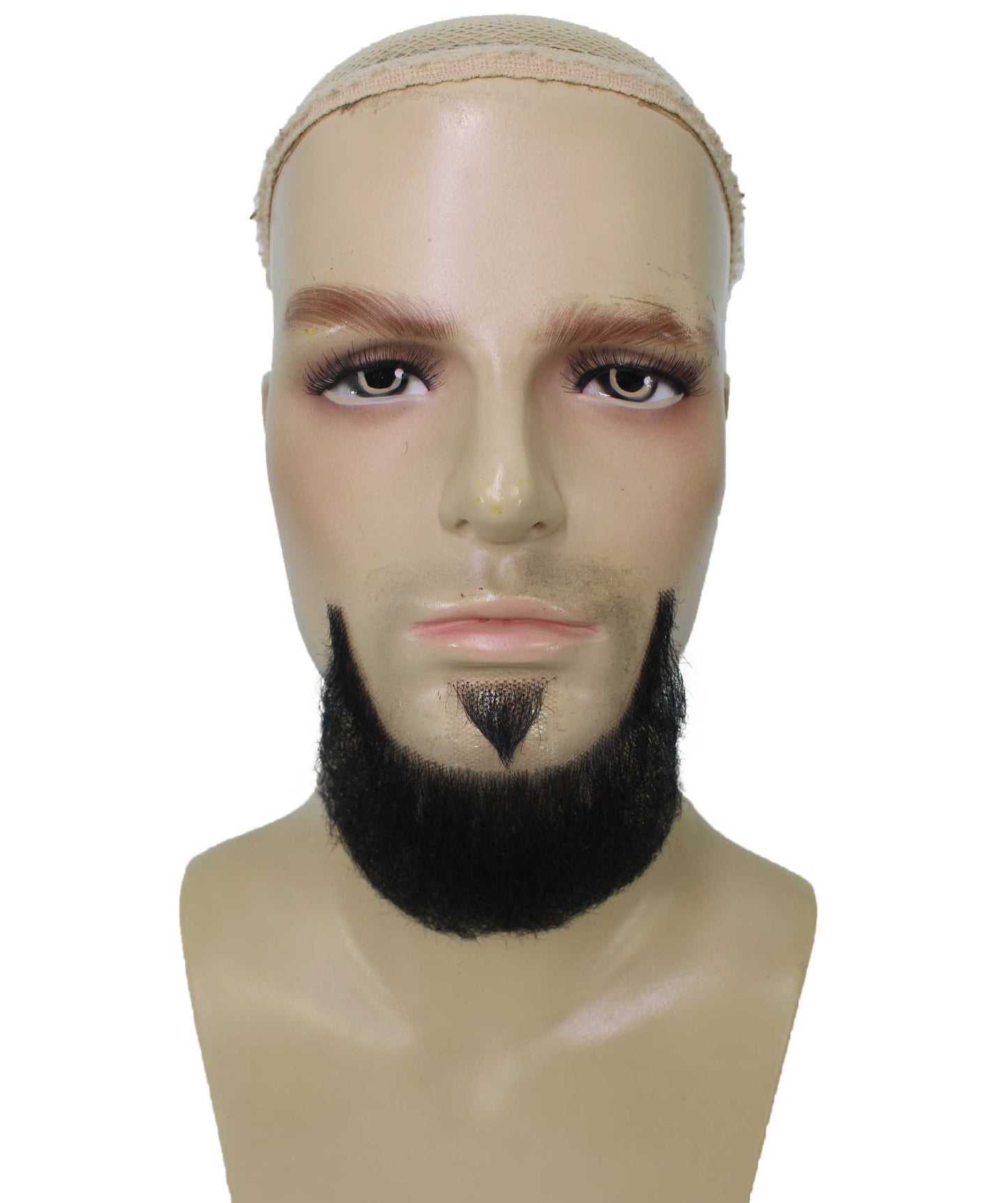 Wigs2you MU-020 メンズ バルボ ゴーティー ヒゲスタイル | 黒ひげ | 人毛