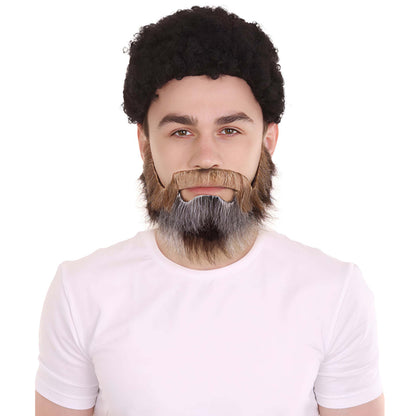 Wigs2you MU-021 大人用メンズ 80年代 ペインター フルビアード＆口ひげセット コスプレに最適 難燃性合成繊維