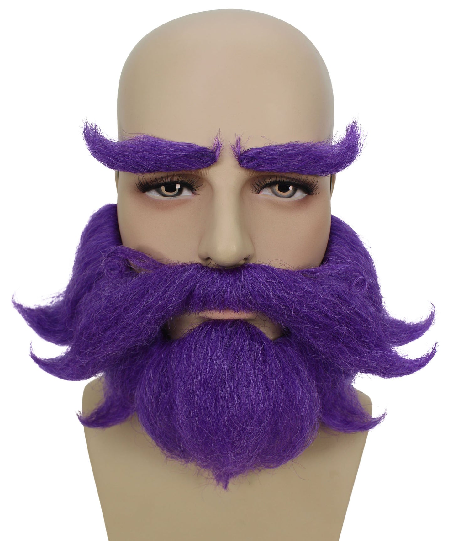 Wigs2you MU-025 大人用メンズカウボーイ漫画紫口ひげとあごひげ| ハロウィンに最適| 難燃性合成繊維