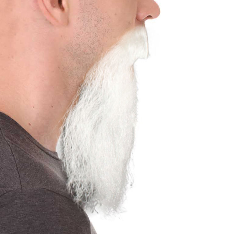 Wigs2you MU-027 Men's Fu Manchu Mustache Styles | Synthetic Hair | White Facial Hair