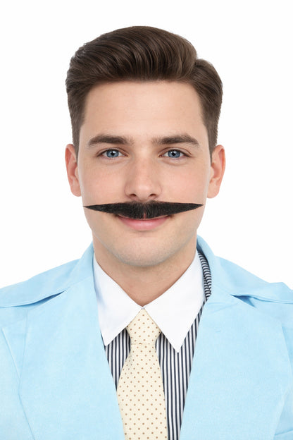 Wigs2you MU-040 メンズファッション口ひげセット | 黒 コスプレ ひげ