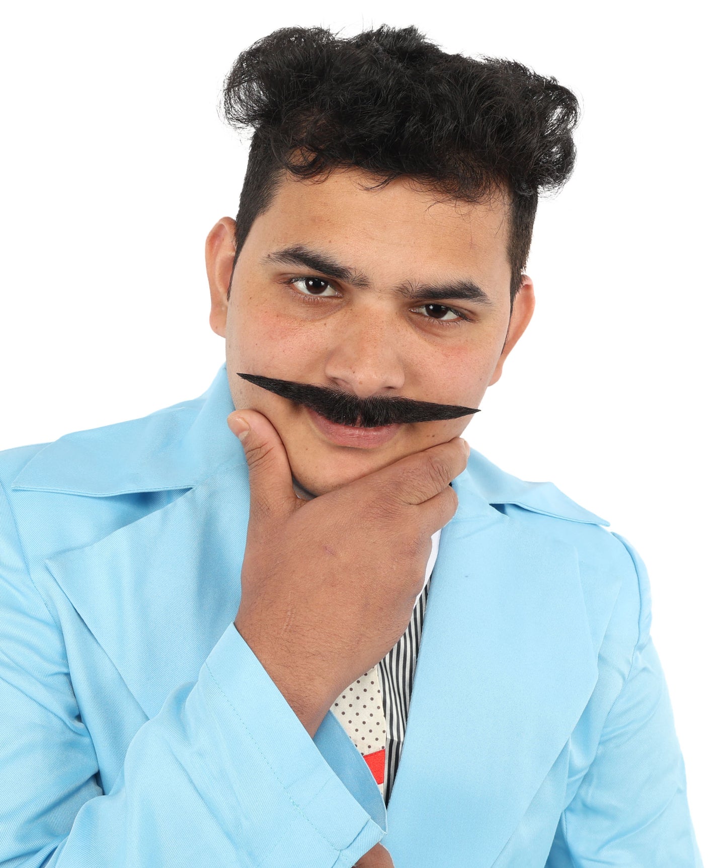 Wigs2you MU-040 メンズファッション口ひげセット | 黒 コスプレ ひげ