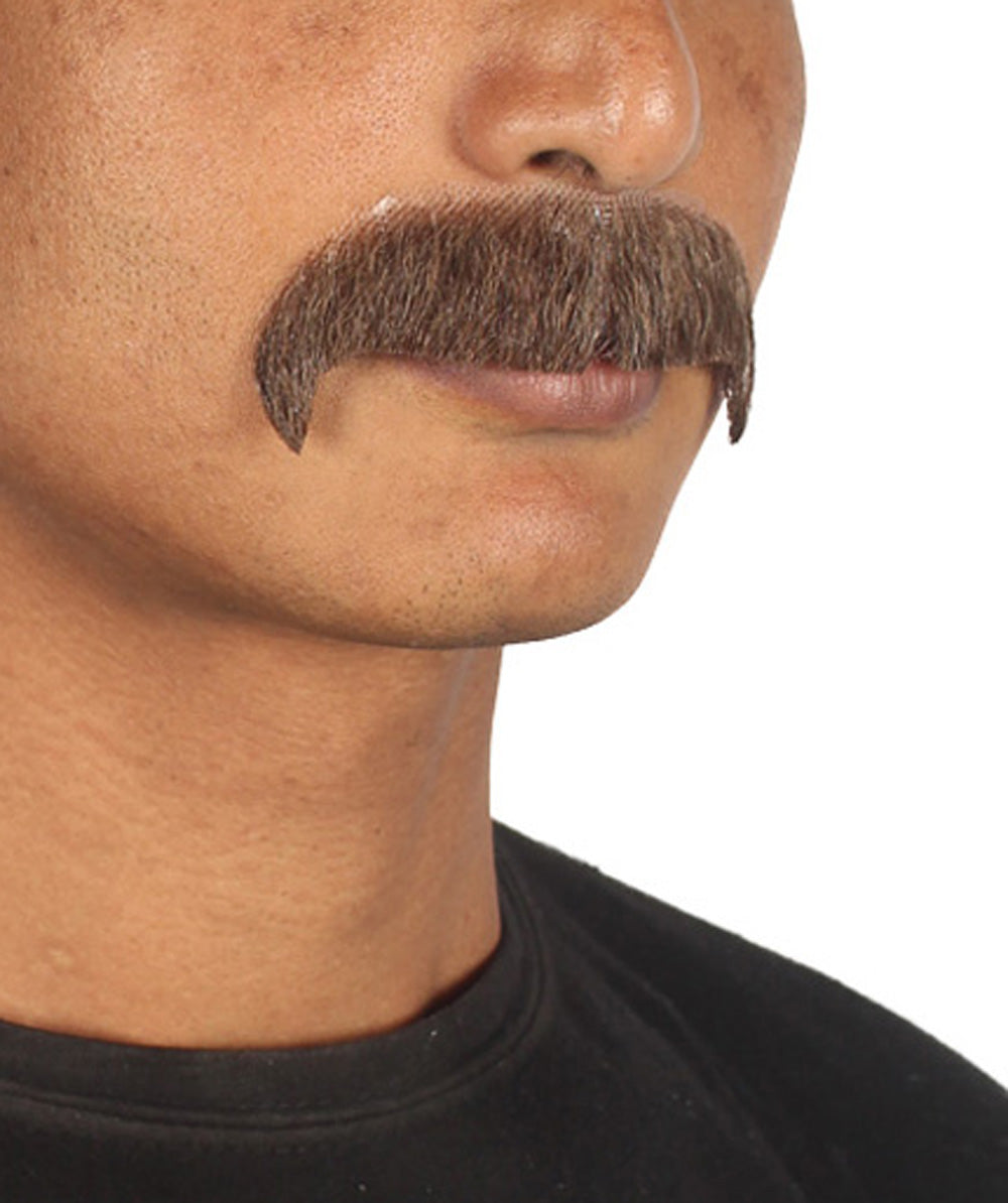 Wigs2you MU-044 メンズ馬蹄型口ひげセット | ブラウンコスプレ用ひげ