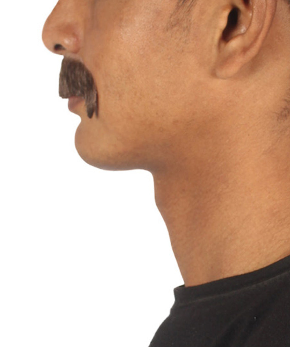 Wigs2you MU-044 メンズ馬蹄型口ひげセット | ブラウンコスプレ用ひげ