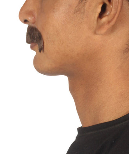 Wigs2you MU-044 メンズ馬蹄型口ひげセット | ブラウンコスプレ用ひげ