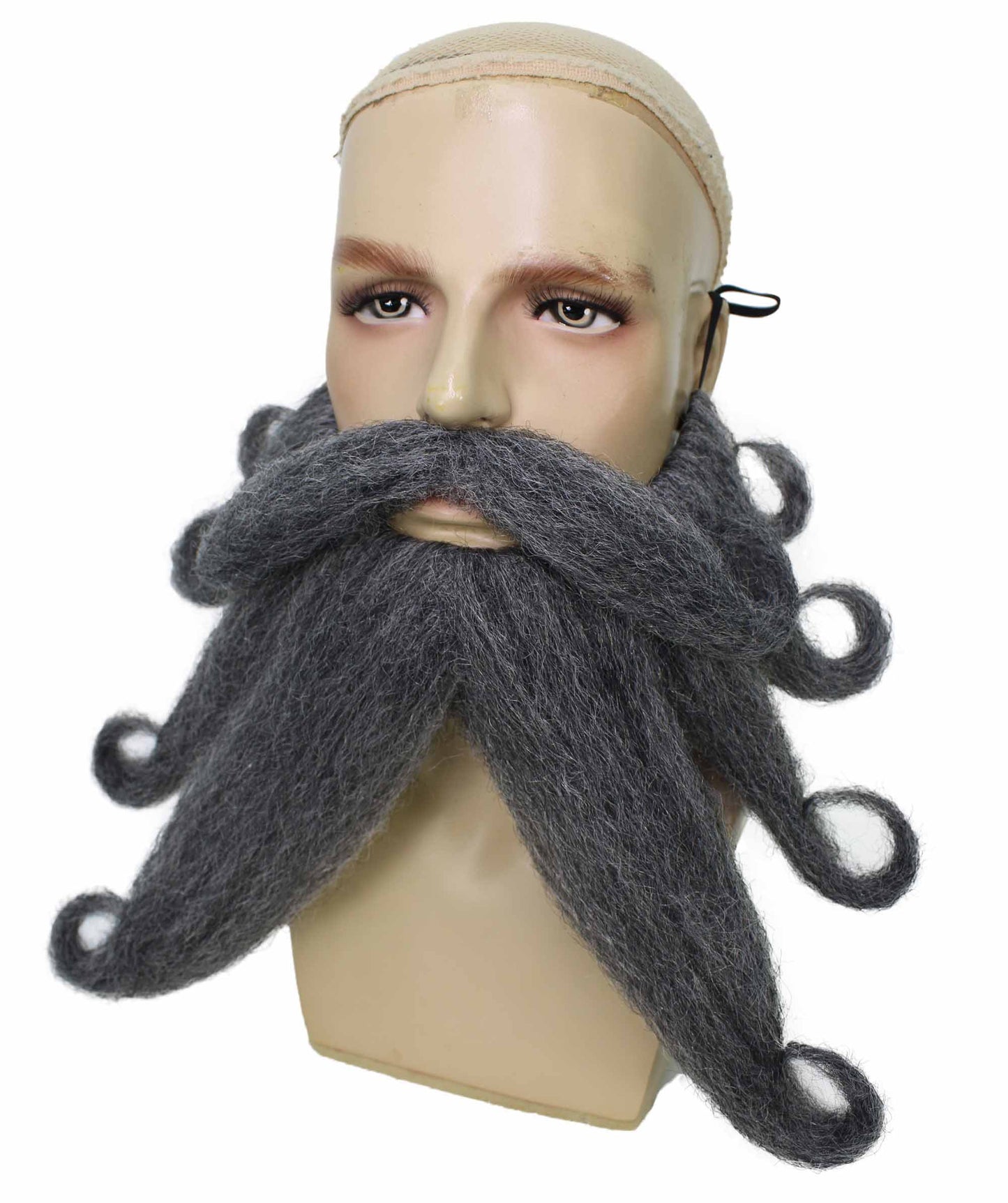 Wigs2you MU-045 大人用 メンズ ジャイアント パイレーツ デイヴィ・ジョーンズ 口ひげとあごひげ | アッシュグレー | ノベルティ つけひげ | 大人用コスチュームアクセサリー