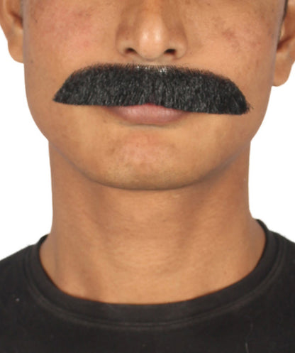 Wigs2you MU-051 メンズ おしゃれ 口ひげセット | 黒 コスプレ ひげ