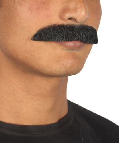 Wigs2you MU-051 メンズ おしゃれ 口ひげセット | 黒 コスプレ ひげ