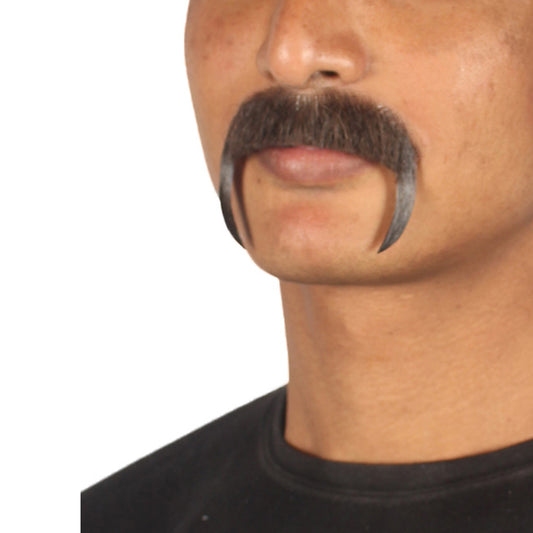 Wigs2you MU-055 大人用メンズ アメリカンフットボール選手 アーロン口ひげ ミックスブラウン