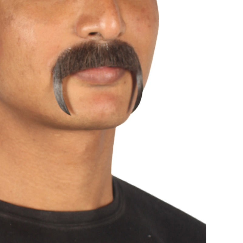 Wigs2you MU-055 大人用メンズ アメリカンフットボール選手 アーロン口ひげ ミックスブラウン