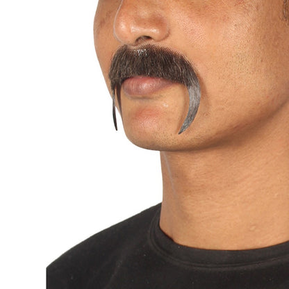 Wigs2you MU-055 大人用メンズ アメリカンフットボール選手 アーロン口ひげ ミックスブラウン