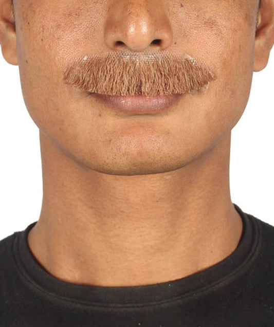 Wigs2you MU-064 メンズ スタイリッシュ 口ひげセット | ブラウン コスプレ ひげ