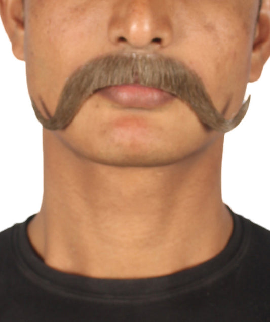 Wigs2you MU-066 メンズ スタイリッシュ 口ひげセット | ブラウン コスプレ ひげ