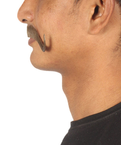 Wigs2you MU-066 メンズ スタイリッシュ 口ひげセット | ブラウン コスプレ ひげ