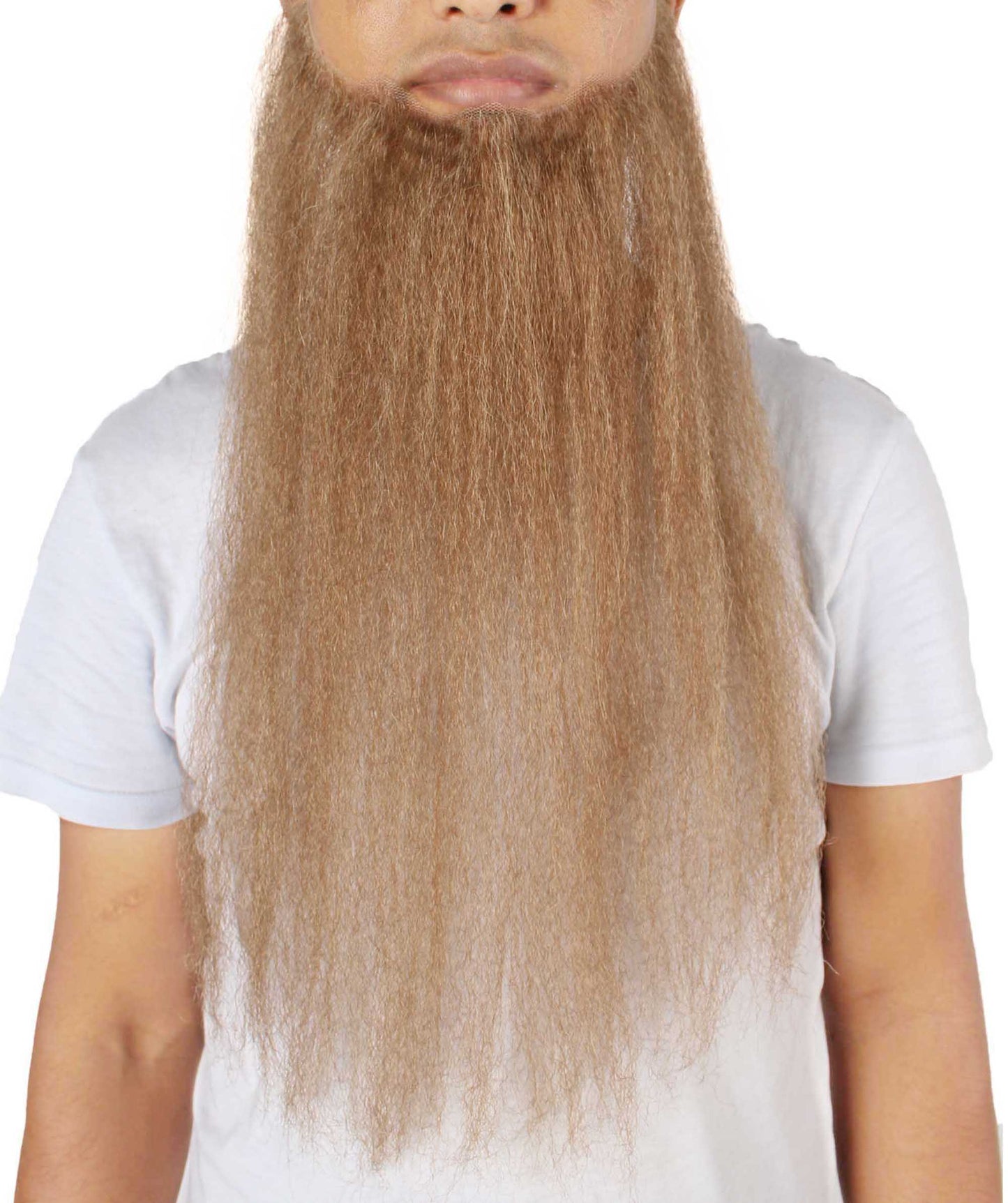 Wigs2you MU-068 メンズ チンカーテン風 ロングヘアセット | ブラウン コスプレ