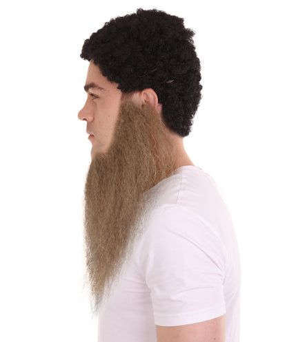 Wigs2you MU-072 メンズ 細ロングひげセット | ダークブラウン コスプレ ひげ