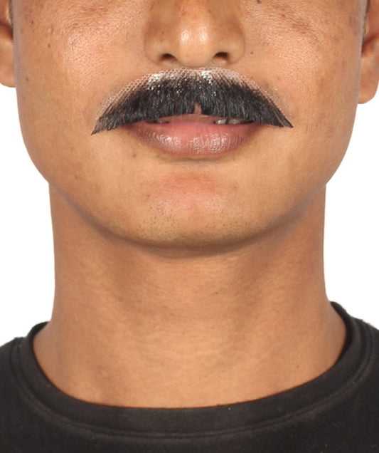 Wigs2you MU-075 メンズ スタイリッシュ 口ひげ セット | 黒 コスプレ ひげ