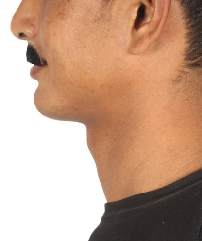 Wigs2you MU-075 メンズ スタイリッシュ 口ひげ セット | 黒 コスプレ ひげ