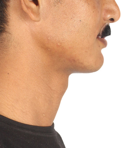 Wigs2you MU-075 メンズ スタイリッシュ 口ひげ セット | 黒 コスプレ ひげ