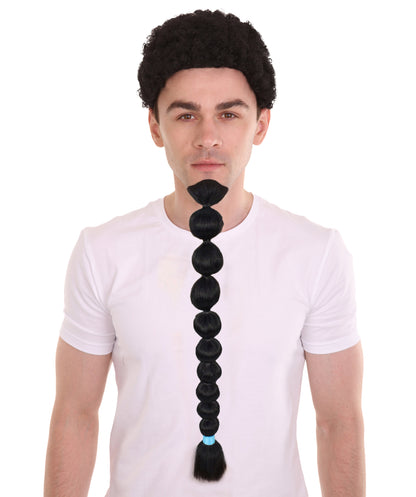 Wigs2you MU-077 大人用 メンズ アニメ 漫画 海軍提督 21インチ ロング 編み込み ヤギひげ 口ひげ I ハロウィンに最適 I 難燃性合成繊維