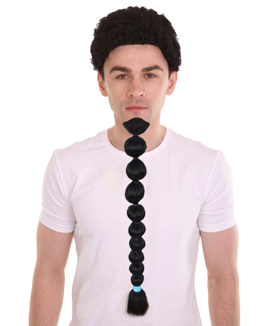 Wigs2you MU-077 大人用 メンズ アニメ 漫画 海軍提督 21インチ ロング 編み込み ヤギひげ 口ひげ I ハロウィンに最適 I 難燃性合成繊維