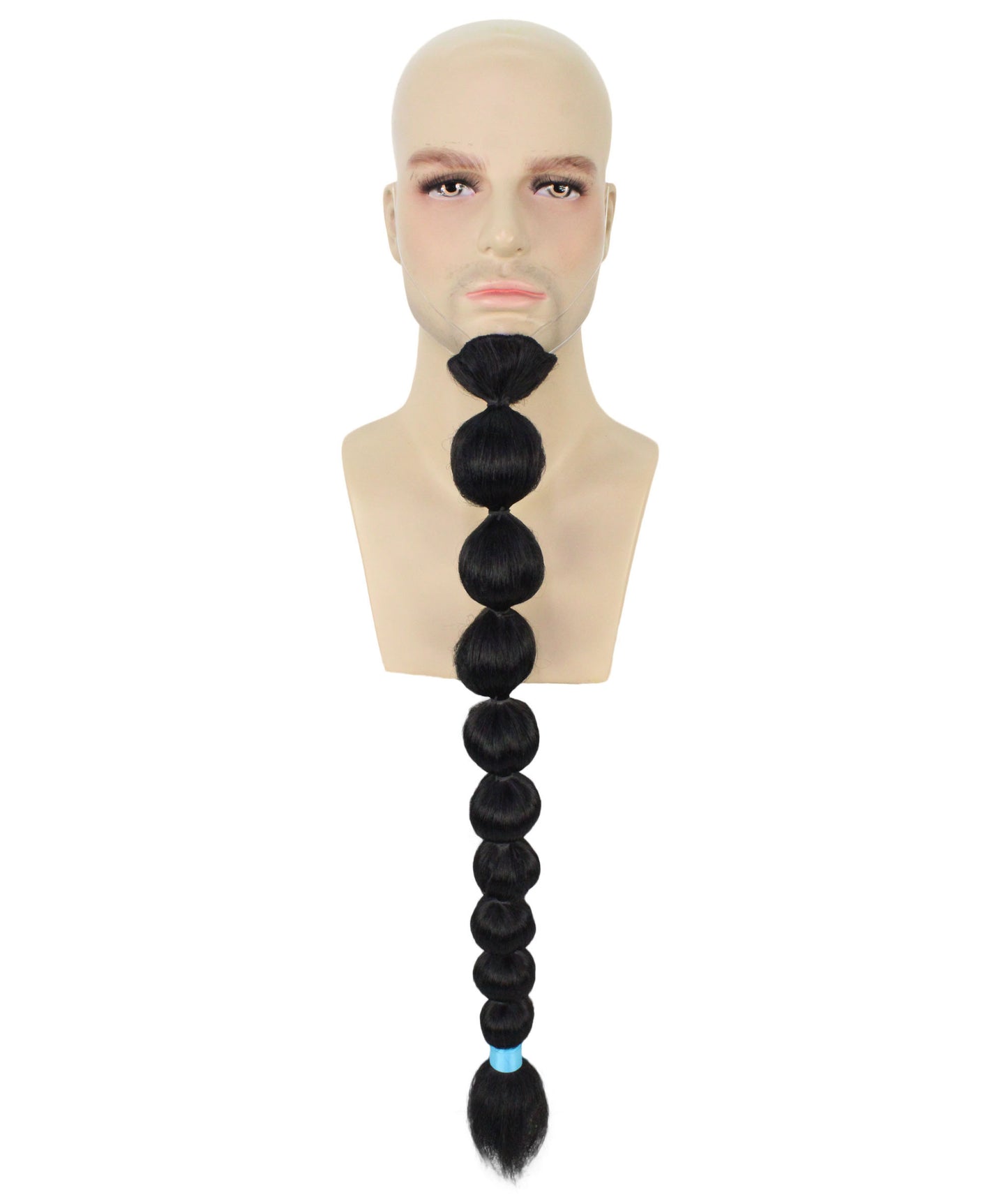 Wigs2you MU-077 大人用 メンズ アニメ 漫画 海軍提督 21インチ ロング 編み込み ヤギひげ 口ひげ I ハロウィンに最適 I 難燃性合成繊維