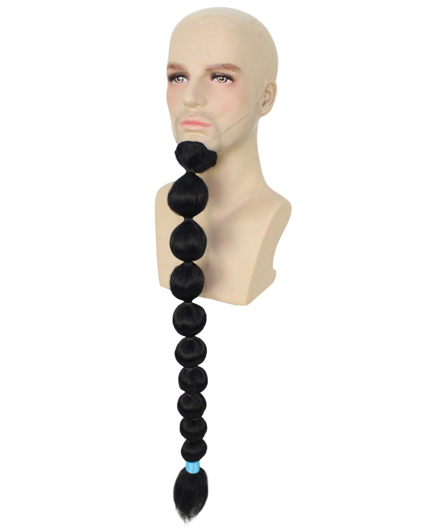 Wigs2you MU-077 大人用 メンズ アニメ 漫画 海軍提督 21インチ ロング 編み込み ヤギひげ 口ひげ I ハロウィンに最適 I 難燃性合成繊維