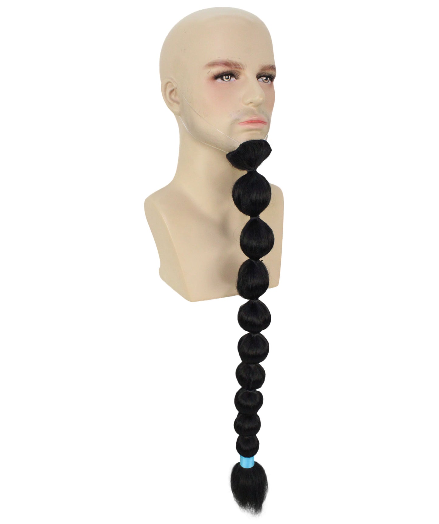 Wigs2you MU-077 大人用 メンズ アニメ 漫画 海軍提督 21インチ ロング 編み込み ヤギひげ 口ひげ I ハロウィンに最適 I 難燃性合成繊維