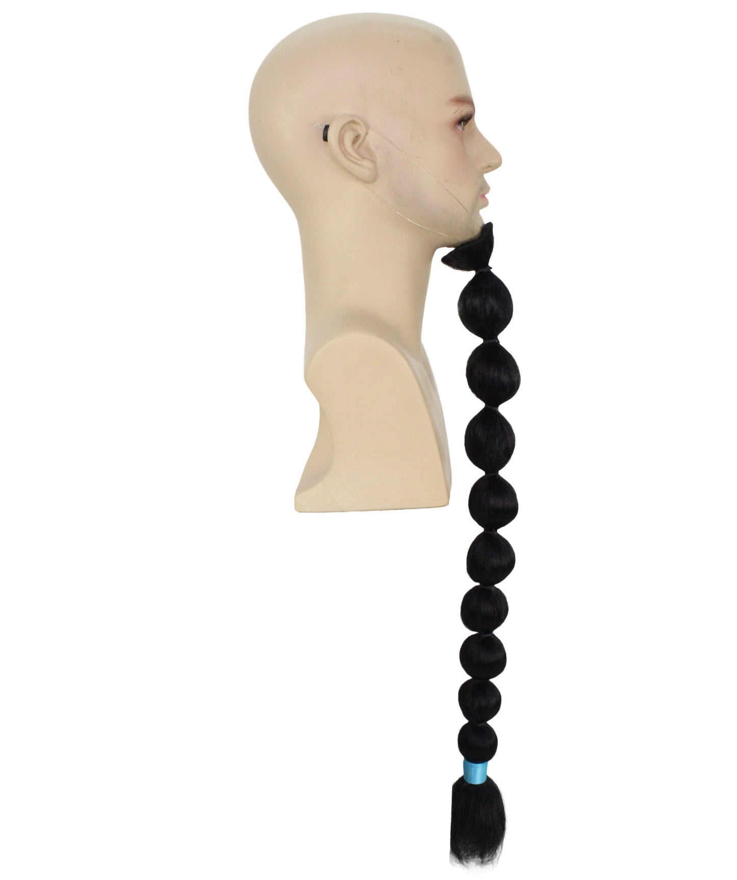 Wigs2you MU-077 大人用 メンズ アニメ 漫画 海軍提督 21インチ ロング 編み込み ヤギひげ 口ひげ I ハロウィンに最適 I 難燃性合成繊維