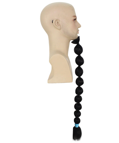 Wigs2you MU-077 大人用 メンズ アニメ 漫画 海軍提督 21インチ ロング 編み込み ヤギひげ 口ひげ I ハロウィンに最適 I 難燃性合成繊維