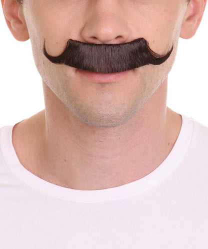 Wigs2you MU-082 大人用 メンズ メカニカルジーニアス カーリー 口ひげ ブラウン