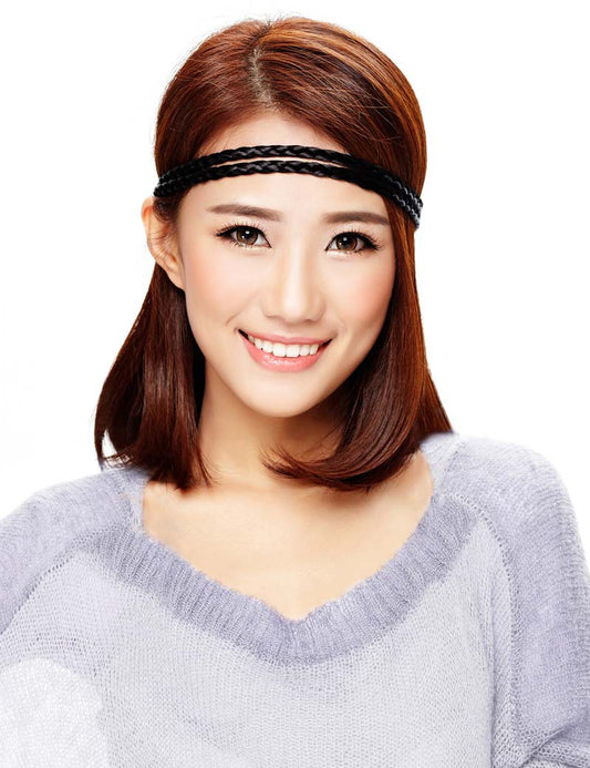 レディースファッション W-8206 ネオンホットピンク ヘアアクセサリー 合成繊維