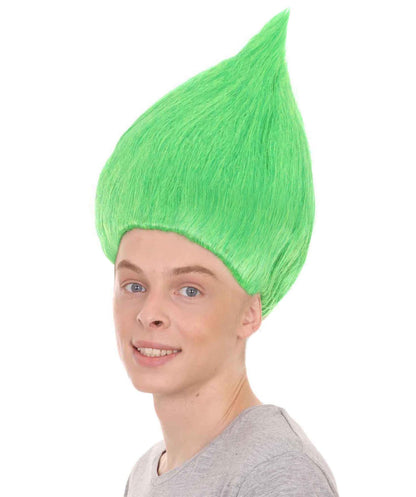 Wigs2you ハロウィン パーティー プレミアム メンズ H-635 トロールズ ウィッグ グリーン色