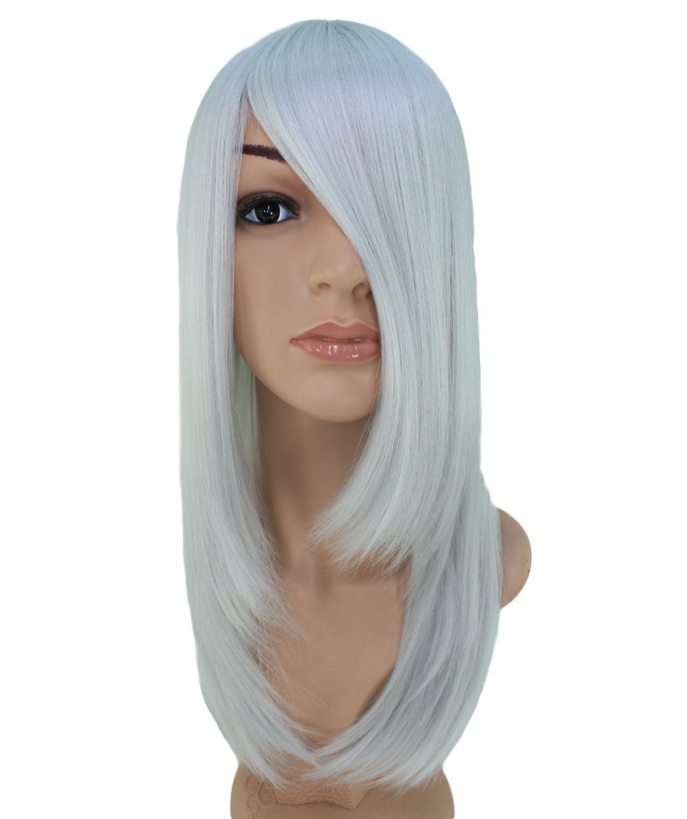 レディースファッション C-054 ロングストレート C-プラチナブロンド コスプレヒートスタイラブルウィッグ