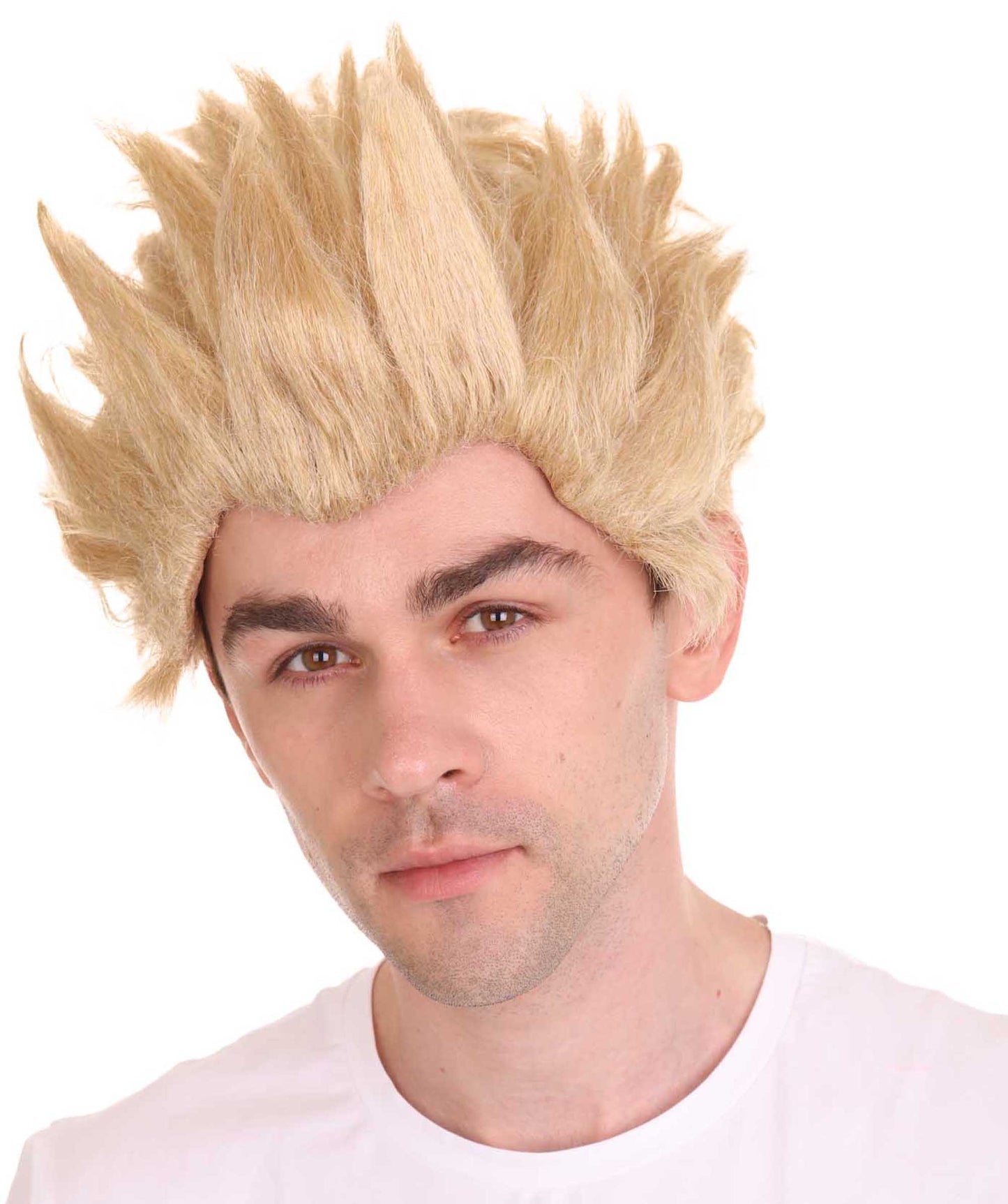 ハロウィンパーティープレミアムメンズ H-4838 「シュガーラッシュ：オンライン」ラルフ ゴールドウィッグ