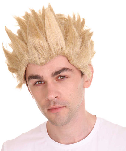 ハロウィンパーティープレミアムメンズ H-4838 「シュガーラッシュ：オンライン」ラルフ ゴールドウィッグ