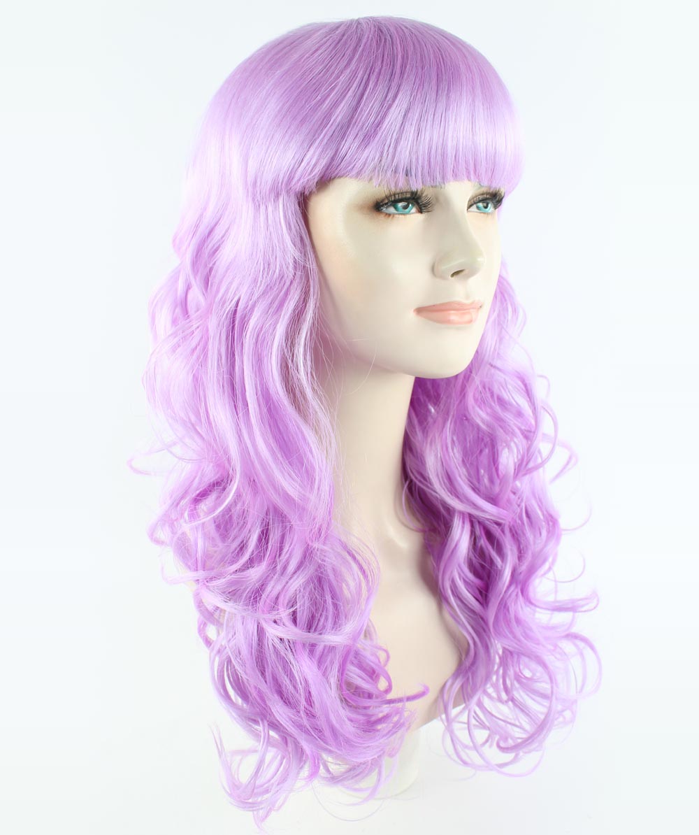 Wigs2you ハロウィン パーティー プレミアム H-823 バットマン 女性ジョーカー ウィッグ パープル色