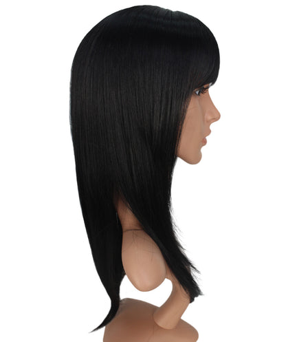 定番の人気商品です！ストレートロングスタイル  ウィッグ1つで簡単にサラサラヘアーに！ ウィッグネット付き W-407
