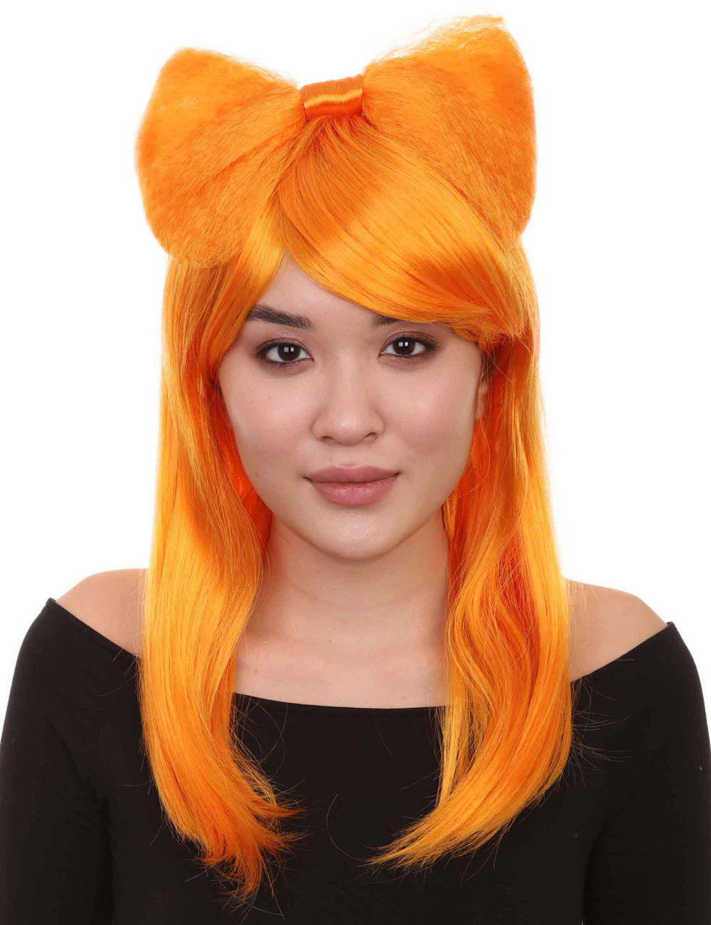 Wigs2you ハロウィンパーティープレミアムレディース H-1608 着用が簡単 とても快適 パンプキン ロング バタフライウィッグ
